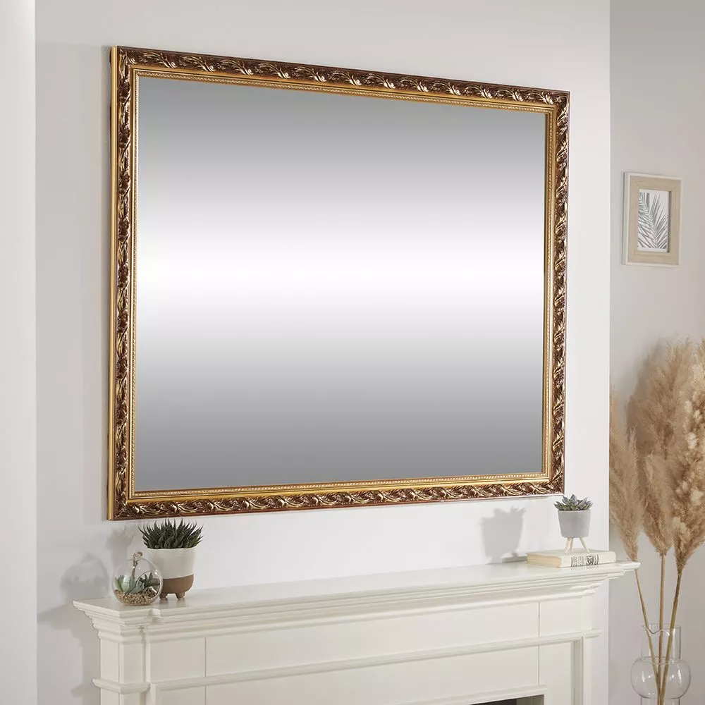 Harlington Gold Wall Mirror 120cm x 95cm
